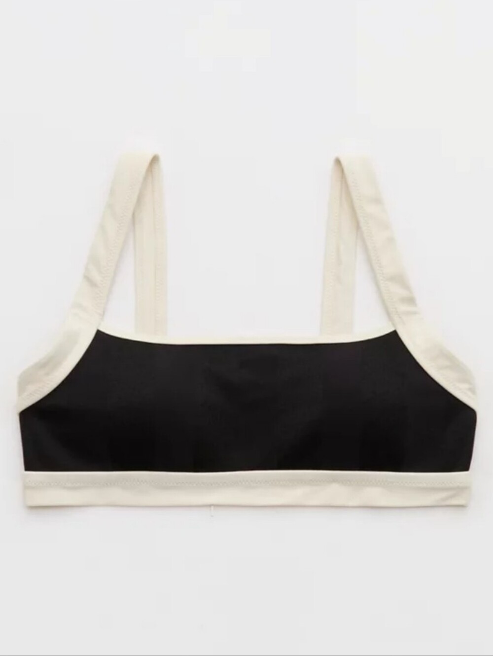 NWT Aerie The Sandscoop Shine Bikini Top